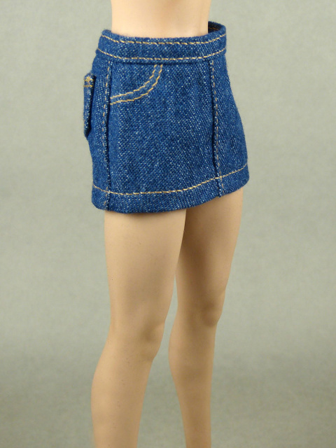 Nouveau Toys 1/6 Scale Basic Blue Denim Short Skirt